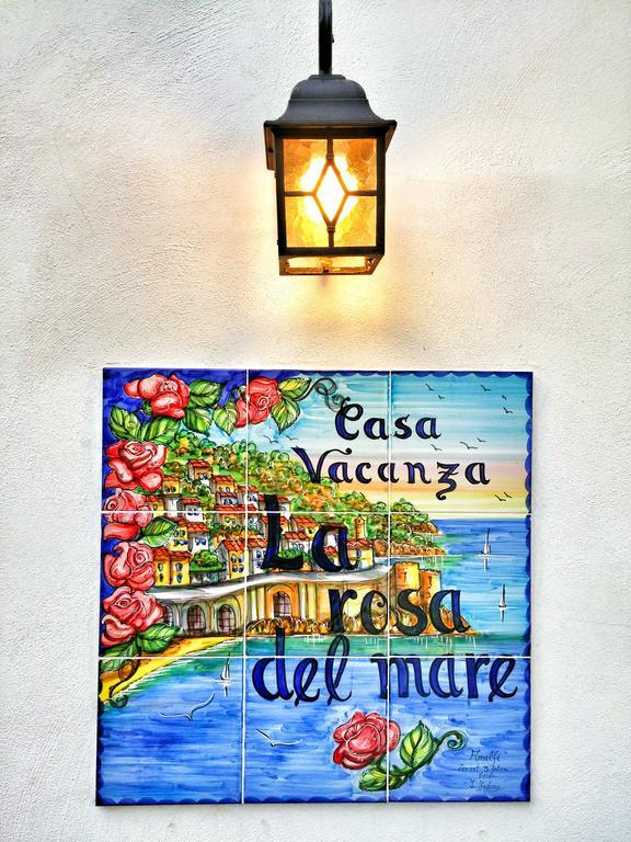 Willa La Rosa Del Mare Amalfi Zewnętrze zdjęcie